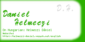 daniel helmeczi business card